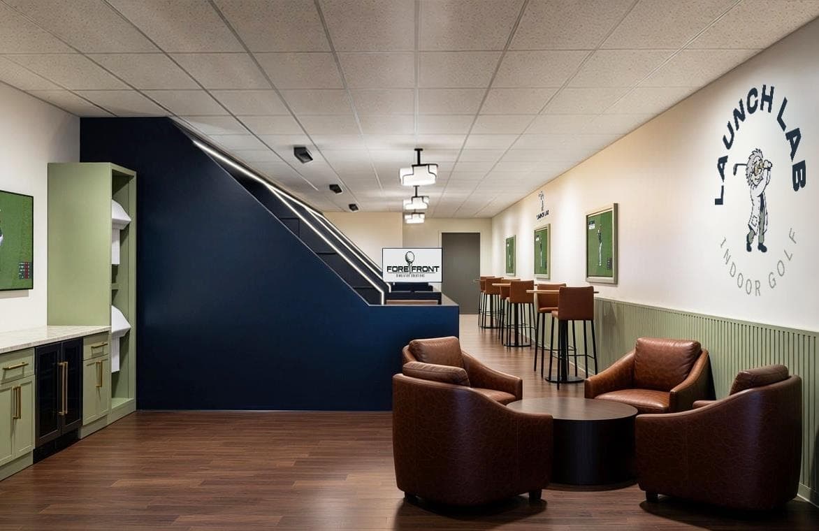 Lounge area and staircase